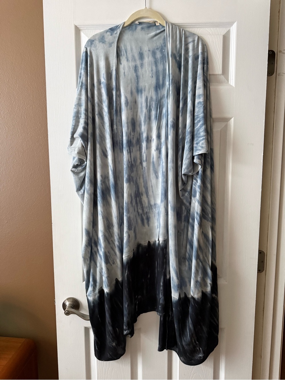 Soft Surroundings "Winter Sky Kimono Duster Cardigan One Size